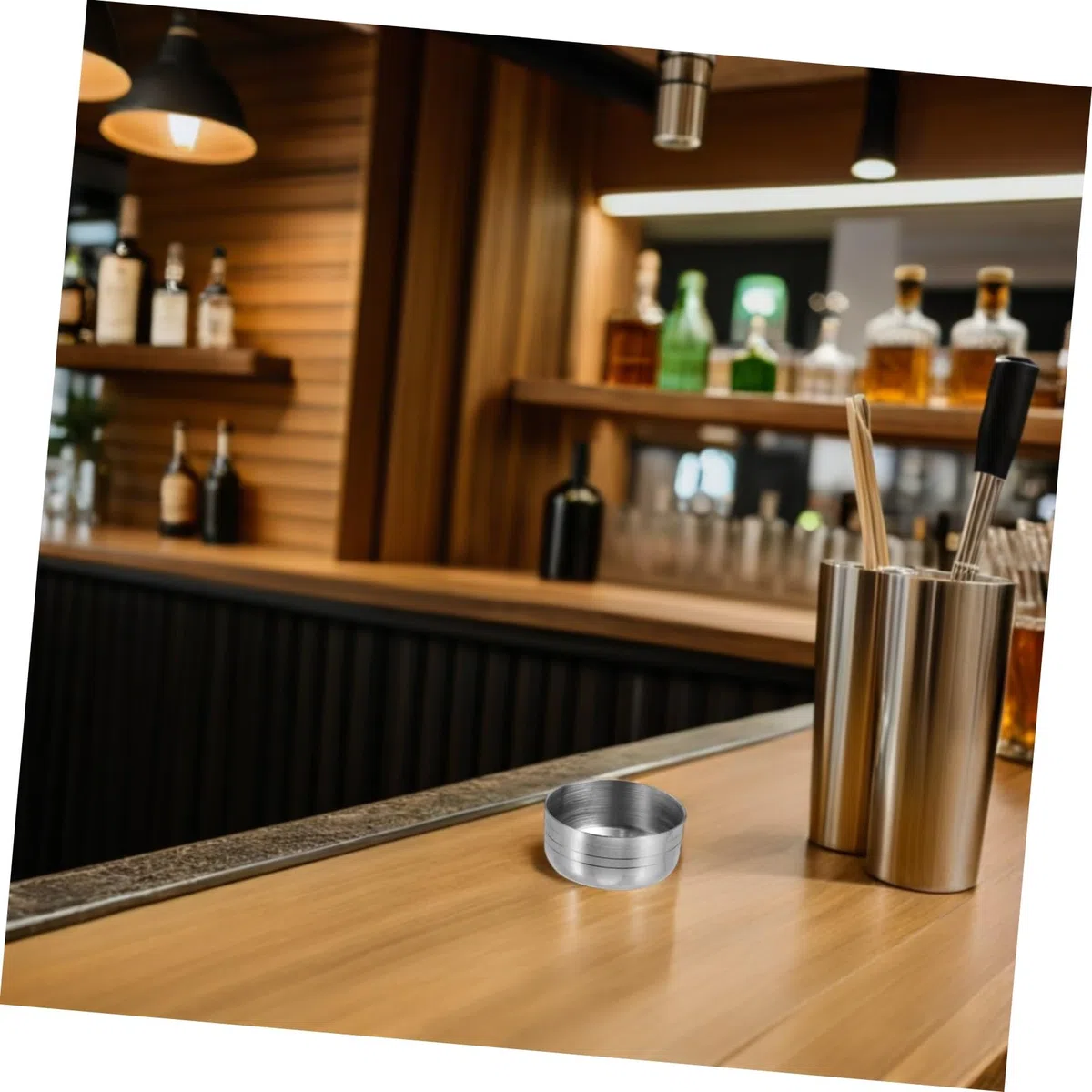 Coperchio Tappo Riutilizzabile e Portatile per Cocktail Shaker in Inossidabile 350ml per Shaker Cup, Accessorio per Bartender Professionisti e Domestico