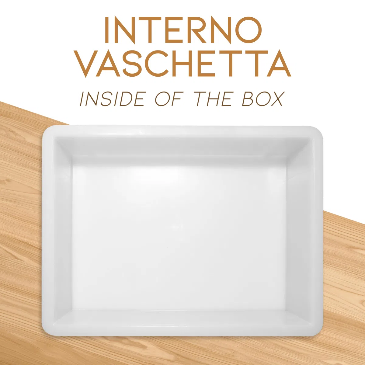 Lage Vaschetta + Coperchio Porta Impasto Lievitazione - Cassetta Contenitore in Plastica Polietilene per Pane Pizza Alimenti da Forno Sovrapponibile per Conservazione 12 litri - 30 x 40 x 10 cm