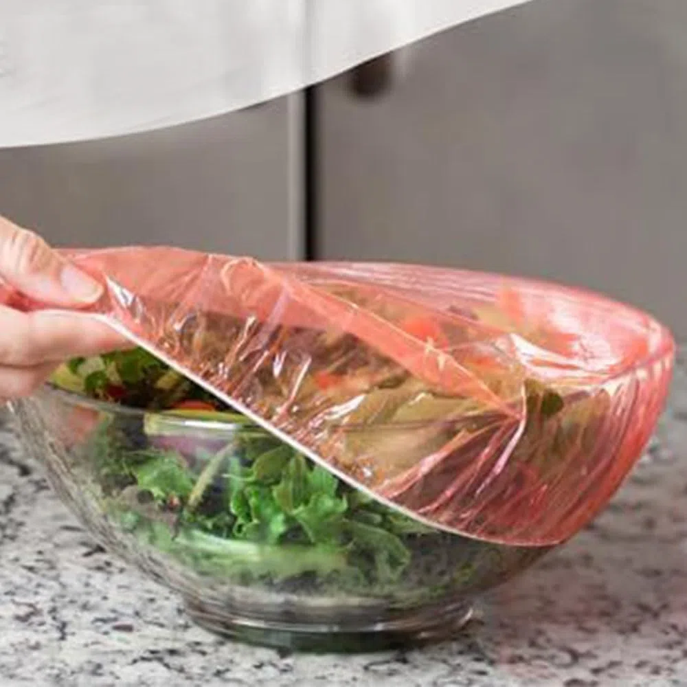 60 pezzi Coperchi per ciotole in plastica da, coperchi per alimenti in plastica morbida grandi, medi e piccoli per frutta e verdura per prevenire la polvere e mantenerli freschi