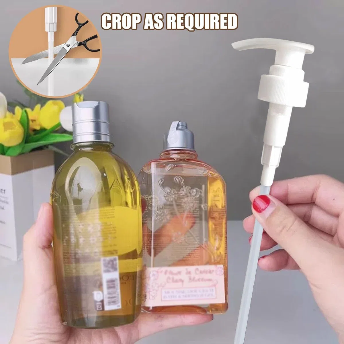 8 Pezzi Premere La Testa, La Pompa di Misurazione, Il Miglior Sciroppo per Il Corpo, Il Distributore di Sciroppo, Il Distributore di Pompe, Il Distributore di Gel Doccia.