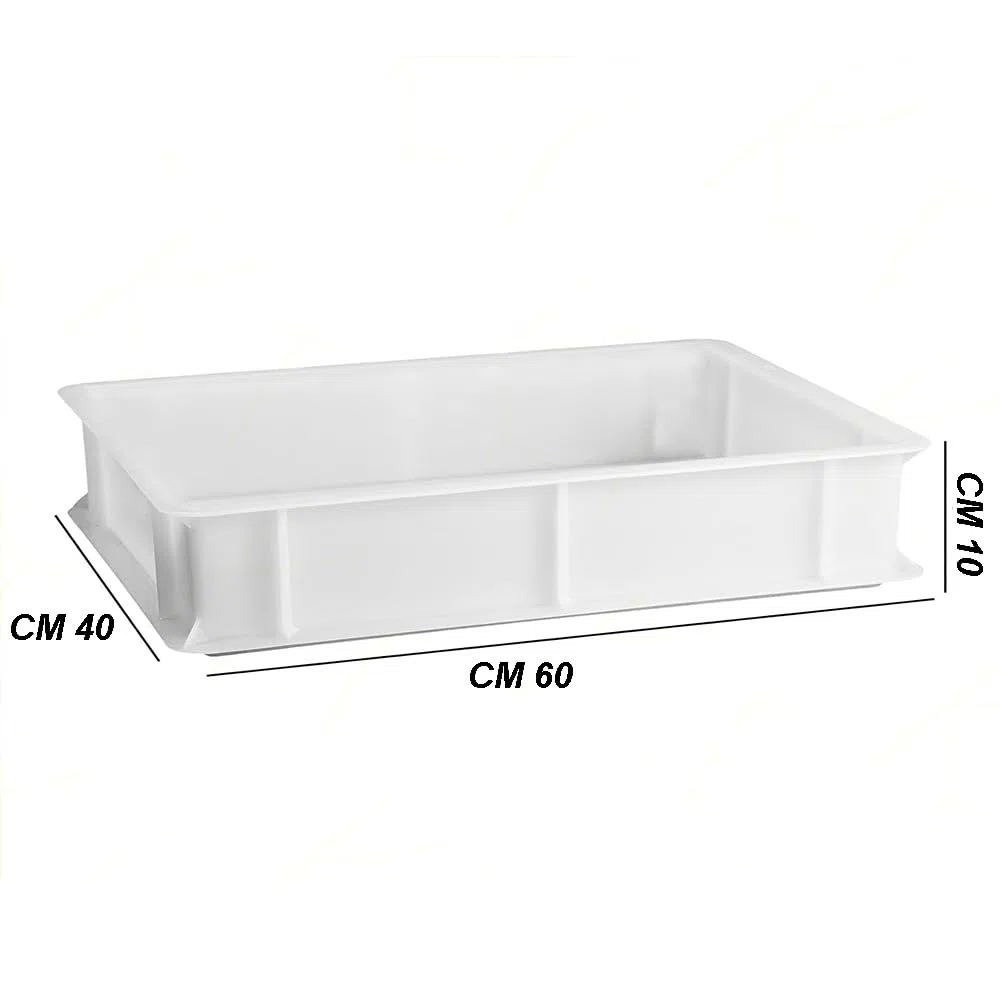 Set 5 Cassette con Coperchio portaimpasti palline Pizza Pane panette 60x40x10 certificata per alimenti VASCHETTA DA FRIGO professionale litri 18 impilabile sovrapponibile PIZZERIA CASEIFICI