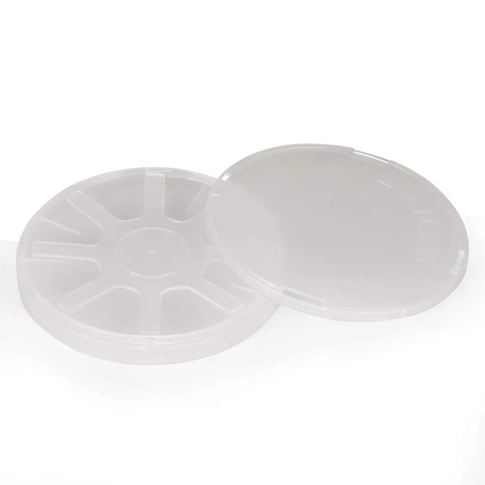 Silicon wafer box – singolo wafer Carrier box, incluso contenitore, cover & Spring, 3 inch