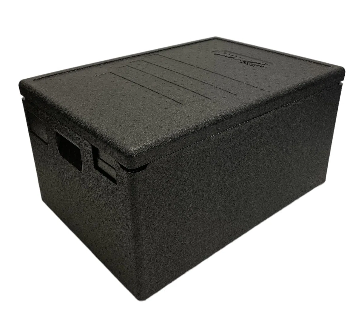 Contenitore isotermico; Scatola isolante professionale per alimenti caldi e freddi, catering,EPP Box, Impilabile, Trasporto (E - 69x49x37)