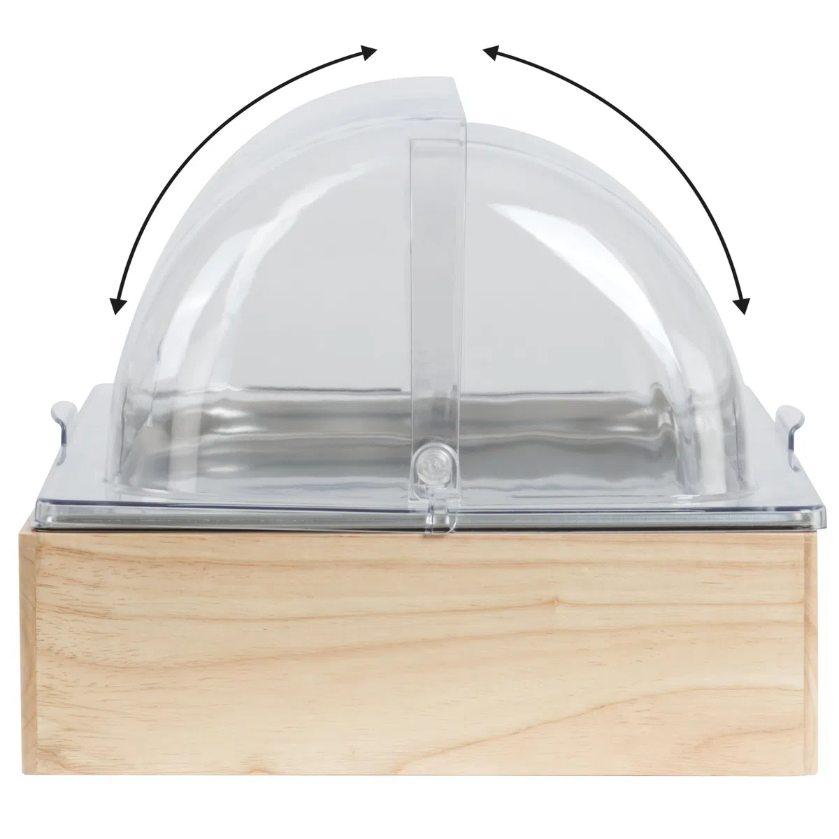 Mahlzeit Vassoio di servizio refrigerante | 53 x 34 x 27 cm | Piastra di raffreddamento GN 1/1 con coperchio | Sistema di vassoio termico con blocco di raffreddamento | Piastra di conservazione con