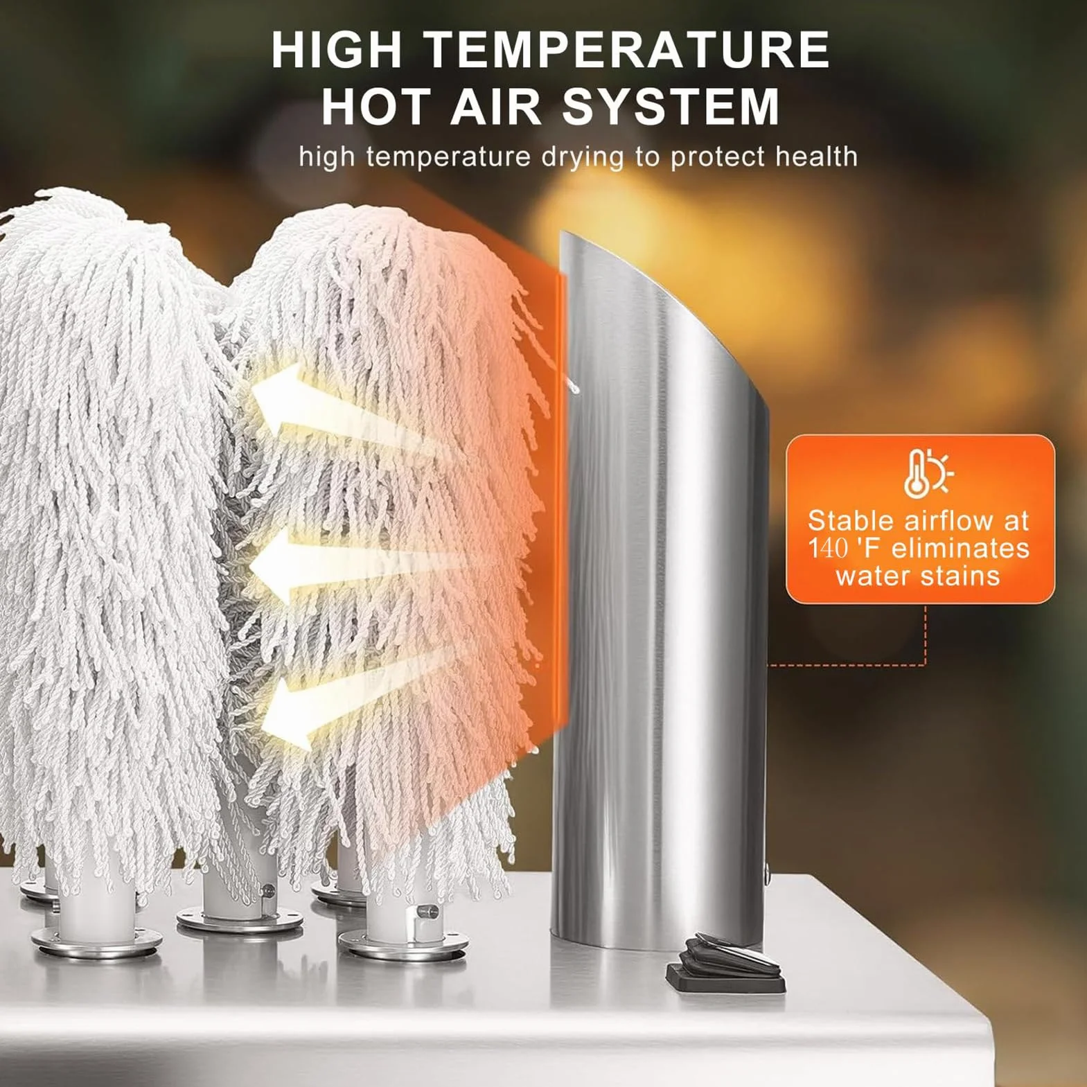 Macchina Lucidatrice per Bicchieri e Bottiglie - 3/5 Spazzole, Asciugatrice Elettrica, Acciaio Inox 304 - per Bar, Ristoranti, Hotel, Enoteche, Cucina Professionale
