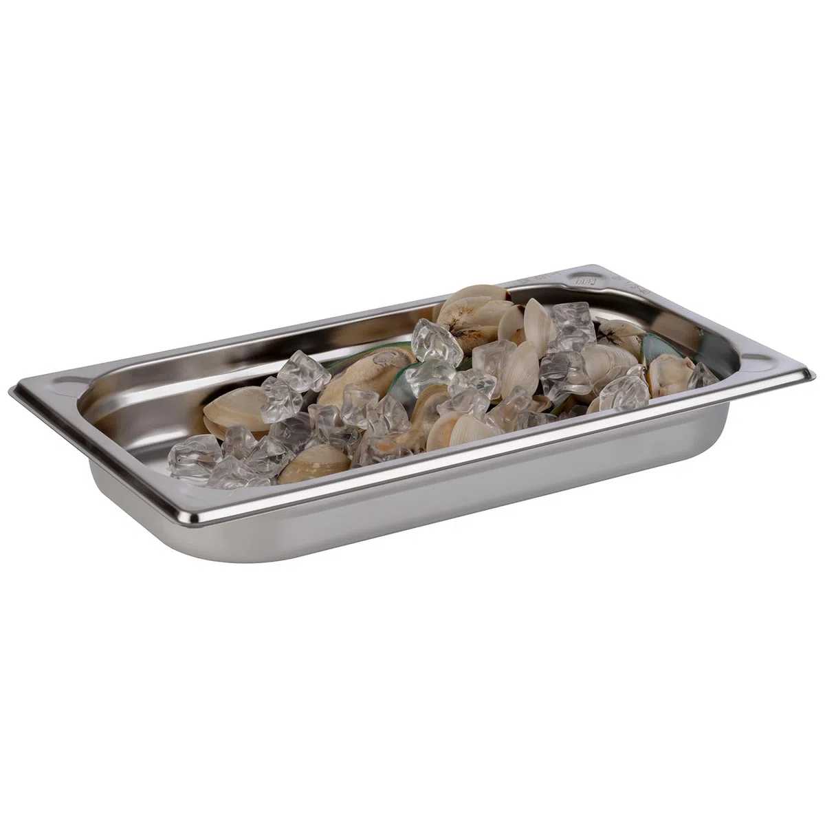APS 81301 - Contenitore GN 1/3, 32,5 x 17,6 cm, profondità: 40 mm, acciaio inox, 1,5 litri