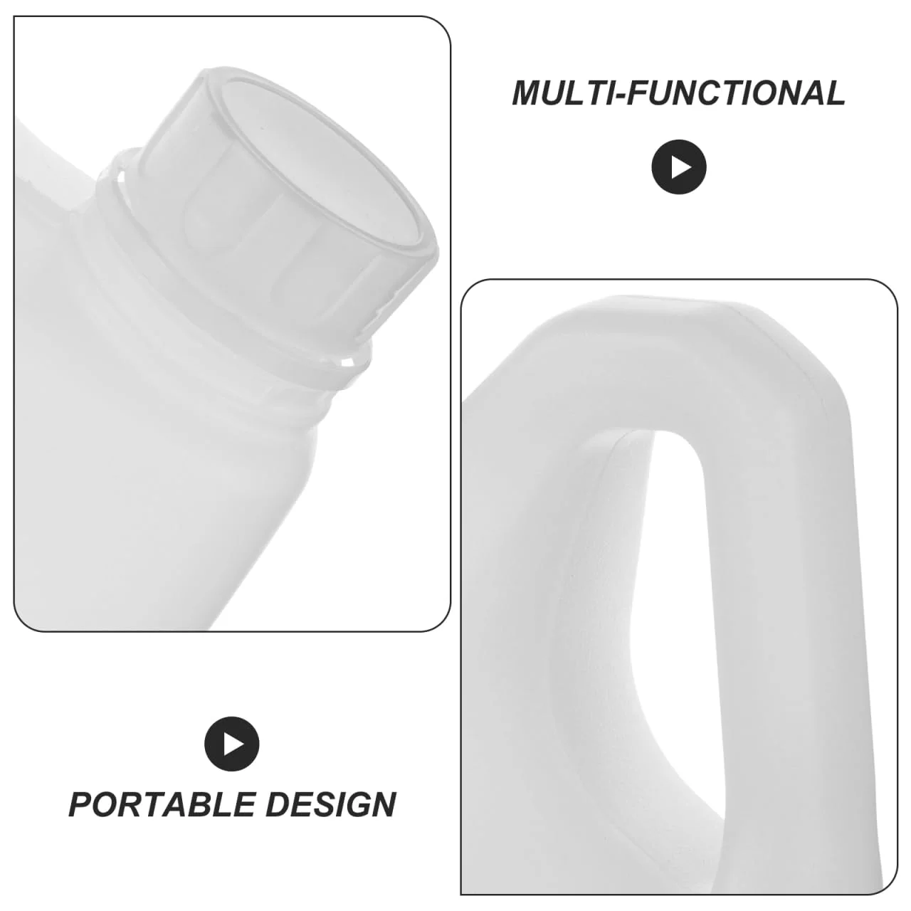 Borraccia da 2 l, in plastica, riutilizzabile, per bevande fredde, frullati e tè al latte, ideale per viaggi all'aperto