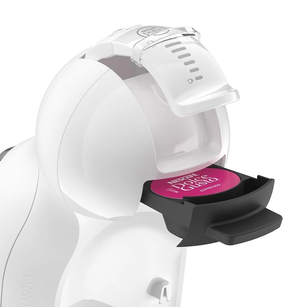 De'Longhi Nescafé Dolce Gusto Mini Me 2 – Macchina da Caffè a Capsule Compatta, Spegnimento Automatico, Bevande Calde e Fredde, Pressione 15 Bar, Bianca (EDG335.W)