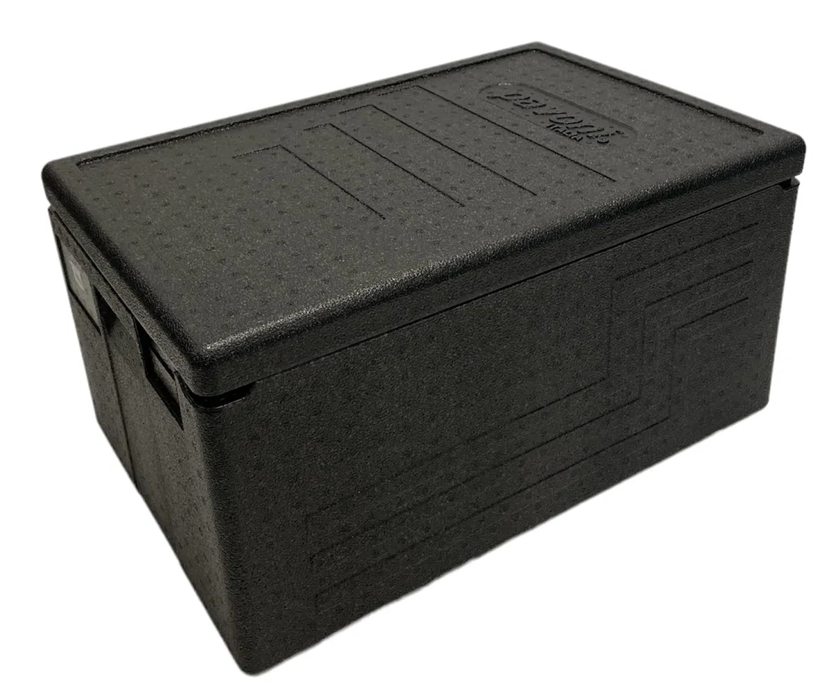 ZStyle Scatola termica in EPP, Contenitore Isotermico, Scatola Isolante Professionale Per Alimenti Caldi e Freddi, Catering, EPP Box, Trasporto, Eco Line (D - 60x40x31.6 cm - capacità 46 lt)