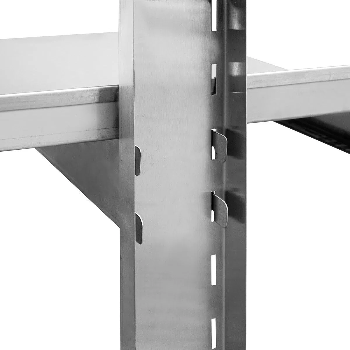 GastroHero Mensola da parete in acciaio inox, 80 x 40 cm, per gastronomia, scaffale in acciaio inox, con 1 ripiano, in acciaio inox, per cucina e gastro