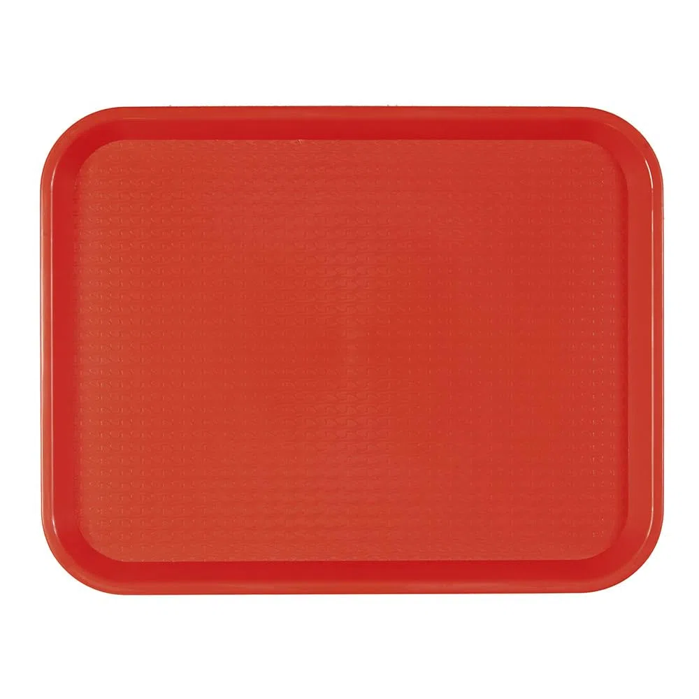 Vassoio Fast Food 27,5X35,5 Cm Rosso Pp - 24 Unità