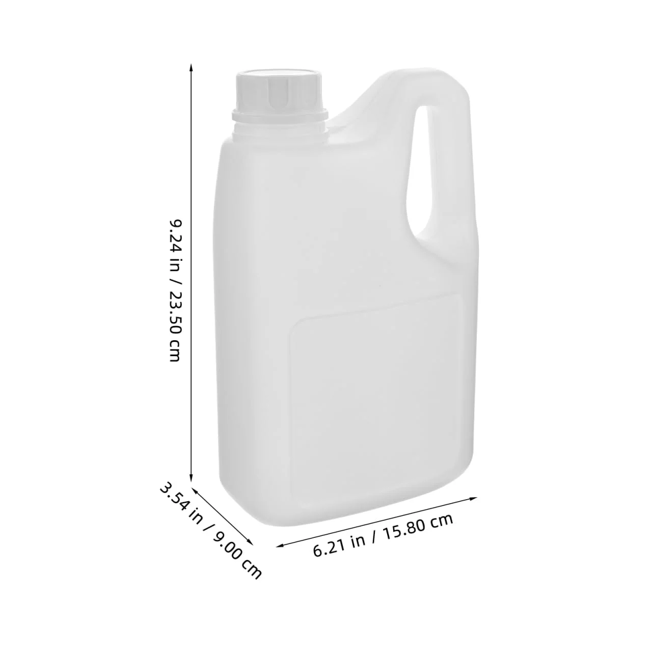 Borraccia da 2 l, in plastica, riutilizzabile, per bevande fredde, frullati e tè al latte, ideale per viaggi all'aperto