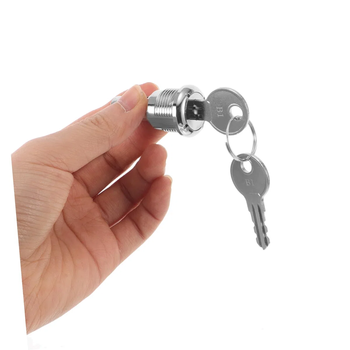 Cabilock Chiave per Distributore Automatico Versatile in Metallo e Plastica Resistente All'usura Design Moderno Argento, Adatta per Serrature a Cilindro e Dispenser Alimentari