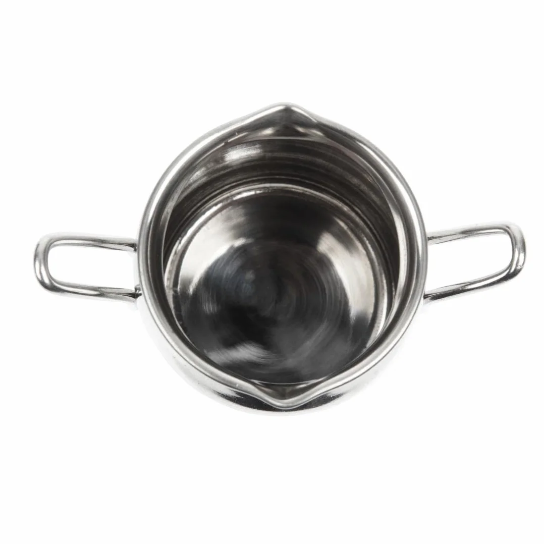 Nisbets CL209 mini bidone del latte in acciaio INOX, medium, 120 ml, 4.25 ml, diametro 45 x 80 mm H