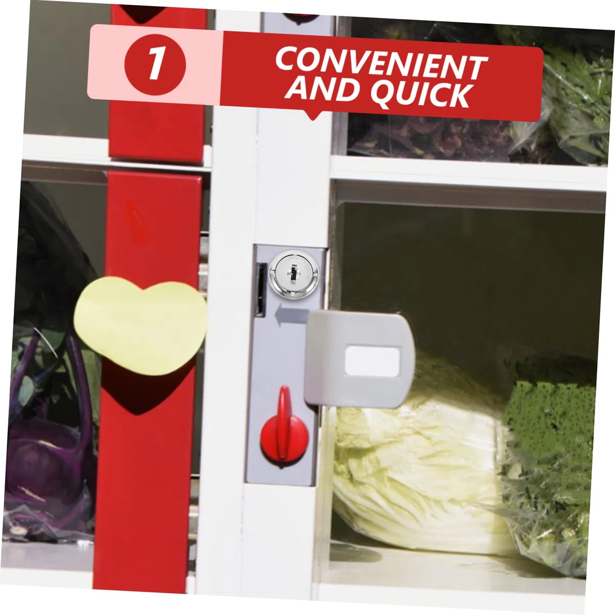 OUNONA Chiavetta per Gumball Machine in Metallo Argentato, Serratura Versatile e Facile da Installare per Distributori Automatici e Accessori Macchina Vending