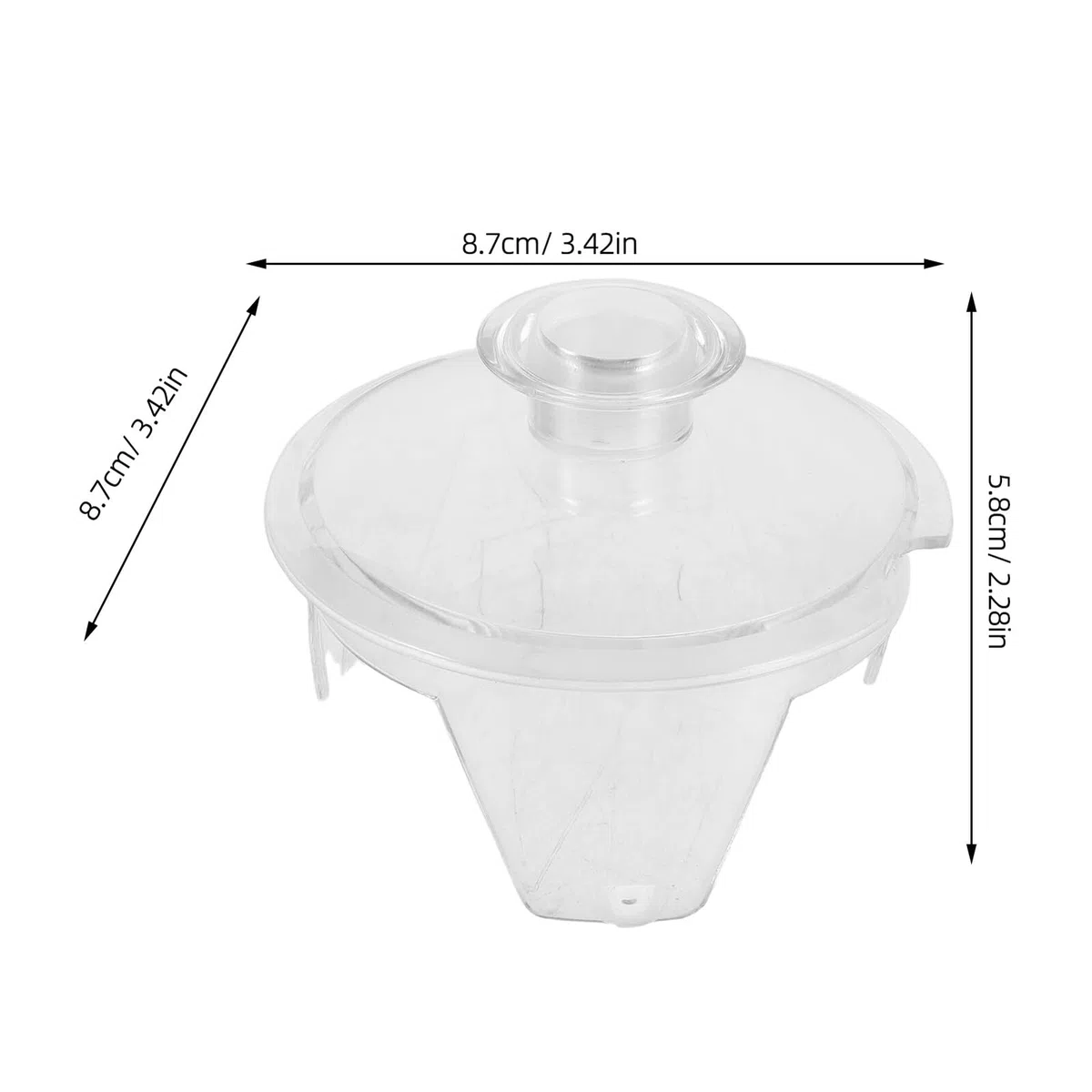MAGICLULU Coperchio per Caraffa in Vetro e Bottiglia d'Acqua, Tappo Sostitutivo per Brocche Protezione Antipolvere, Design Compatibile Diversi Contenitori per Bevande, Uso Domestico e Feste