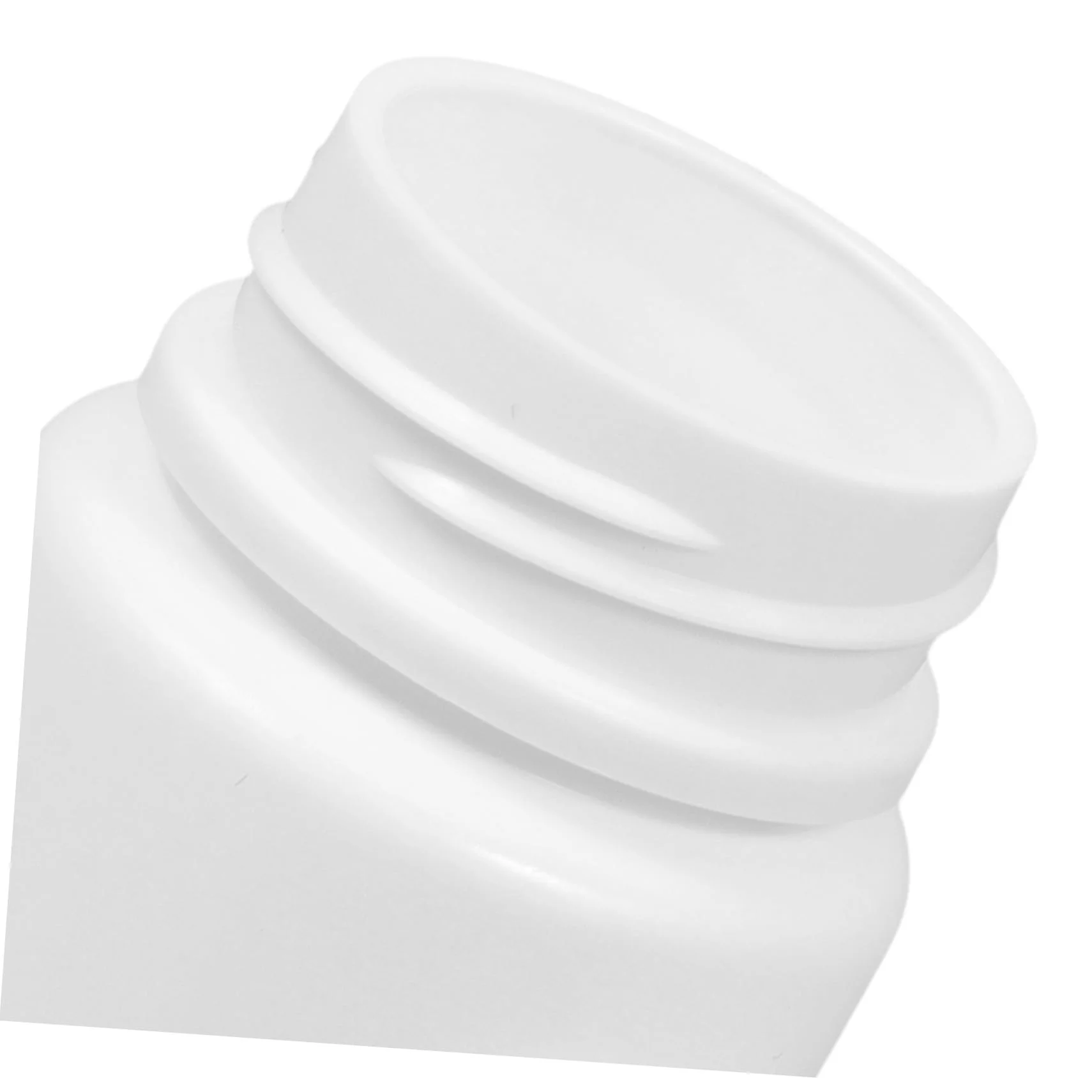 COLLBATH 20 Bottigliette da Viaggio in Plastica Bianca Hdpe 50ml con Tappo a Vite, Bottiglie Sigillate per Pillole e Caramelle, per Esterni e Viaggi