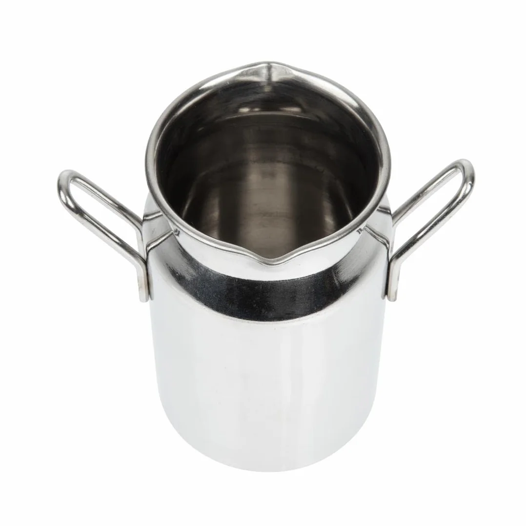 Nisbets CL209 mini bidone del latte in acciaio INOX, medium, 120 ml, 4.25 ml, diametro 45 x 80 mm H