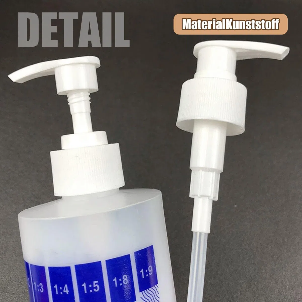 8 Pezzi Premere La Testa, La Pompa di Misurazione, Il Miglior Sciroppo per Il Corpo, Il Distributore di Sciroppo, Il Distributore di Pompe, Il Distributore di Gel Doccia.