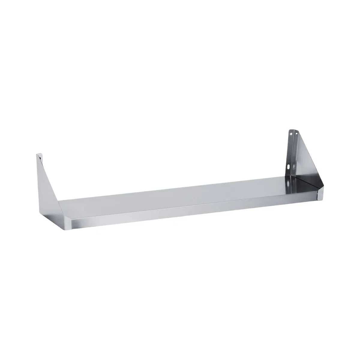 Mensola da parete in acciaio inox – Dimensioni 50 x 20 cm – Facile da montare – lega AISI 430 – Mensola da parete in acciaio inox – Mensola da parete in acciaio inox – Mensola da parete