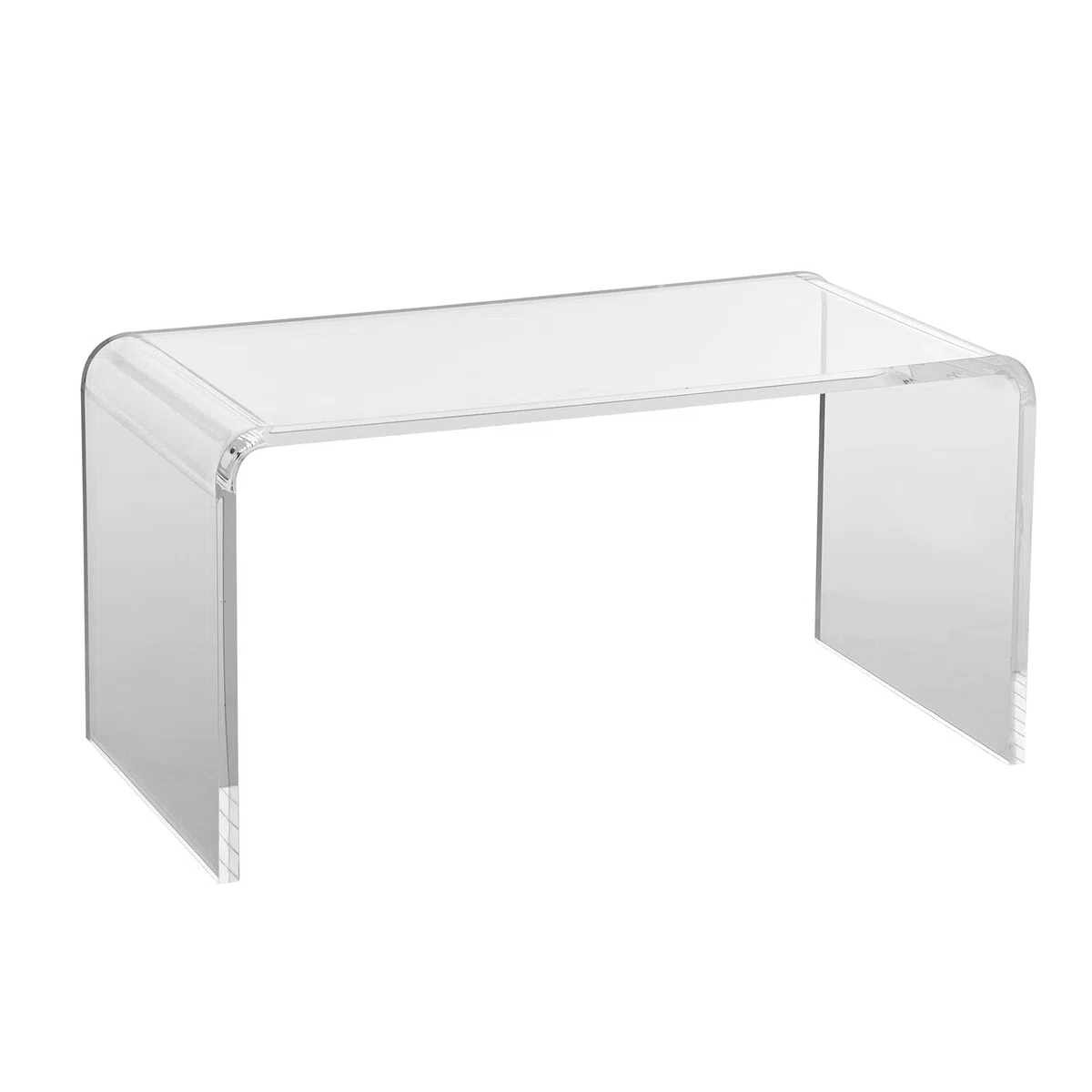 VEVOR Tavolino da Salotto in Acrilico Trasparente Tavolino da Soggiorno 813 x 401 x 414 mm, Tavolo da Ingresso Spessore 20 mm Portata max. 50 kg, Tavolino per Soggiorno Camera da Letto Balcone Caffè