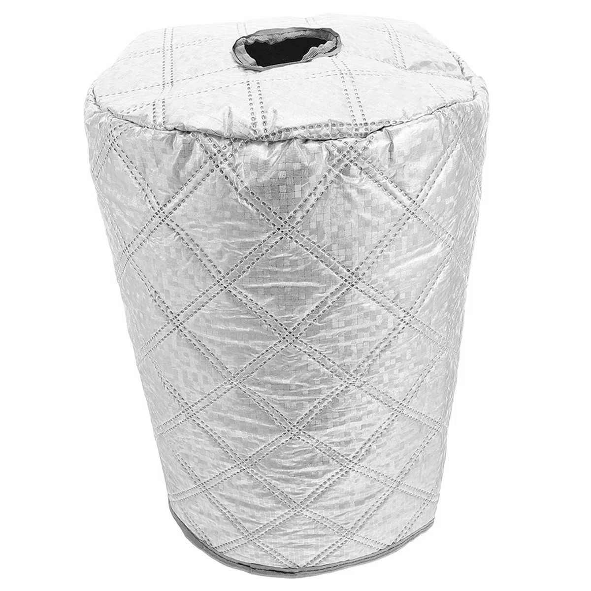 Copertura Tessuto Secchio e Antipolvere d Elastica Acqua Argento 18,9 in Alluminio Riutilizzabile Doppio Strato in Cotone Non Colore Casuale Uffici e Case