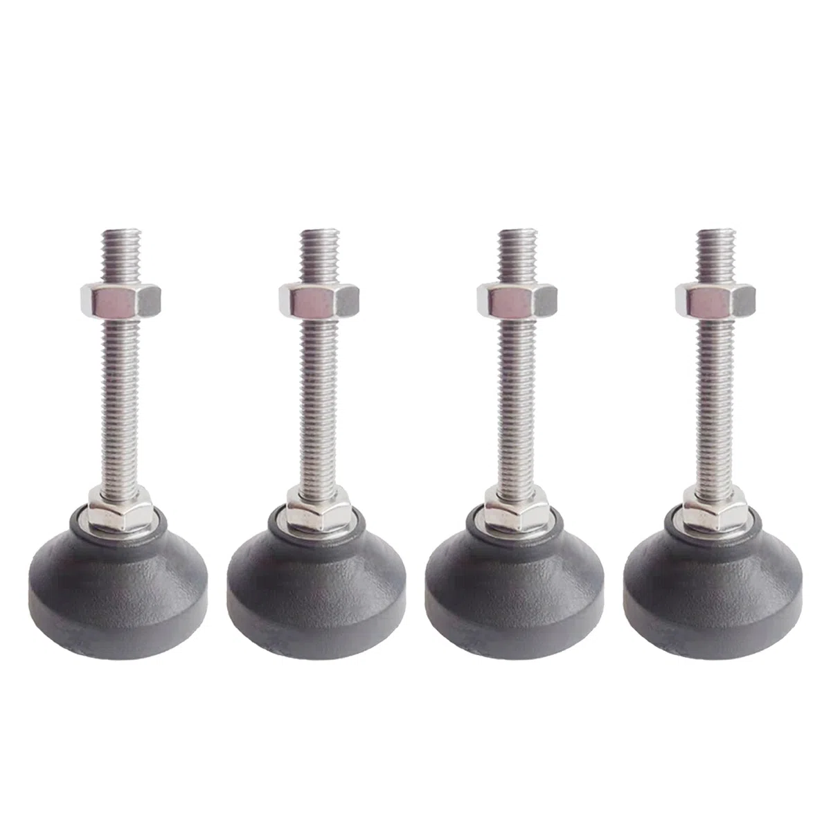 BORDSTRACT Piedi di livellamento della mobilia, 4 pezzi M5 Heavy Duty regolatore di altezza piedino livellatore dimensione filo per tavoli,cassettiera, panca, armadi(D40*M5*L50)