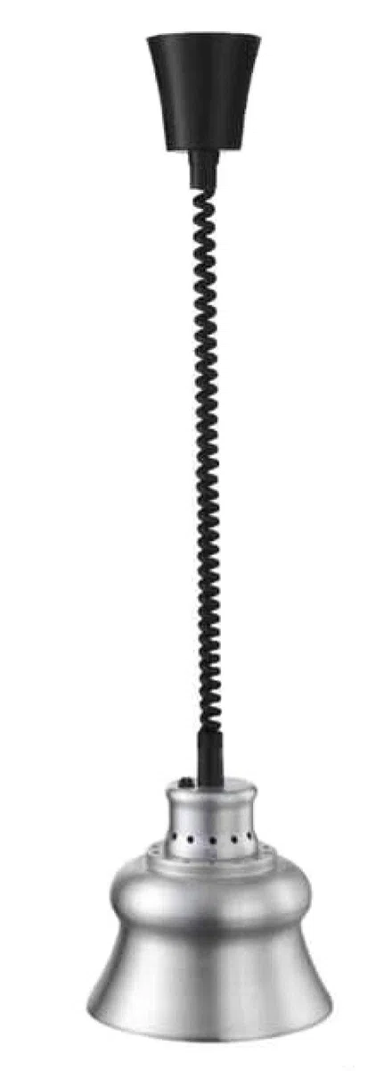 Lacor - 69266 - Lampada riscaldante a infrarossi, Mantiene i piatti caldi, secchi, Con cavo a sputo flessibile da 30 a 110 cm, Include lampadina, cucina professionale, 275W, Alluminio