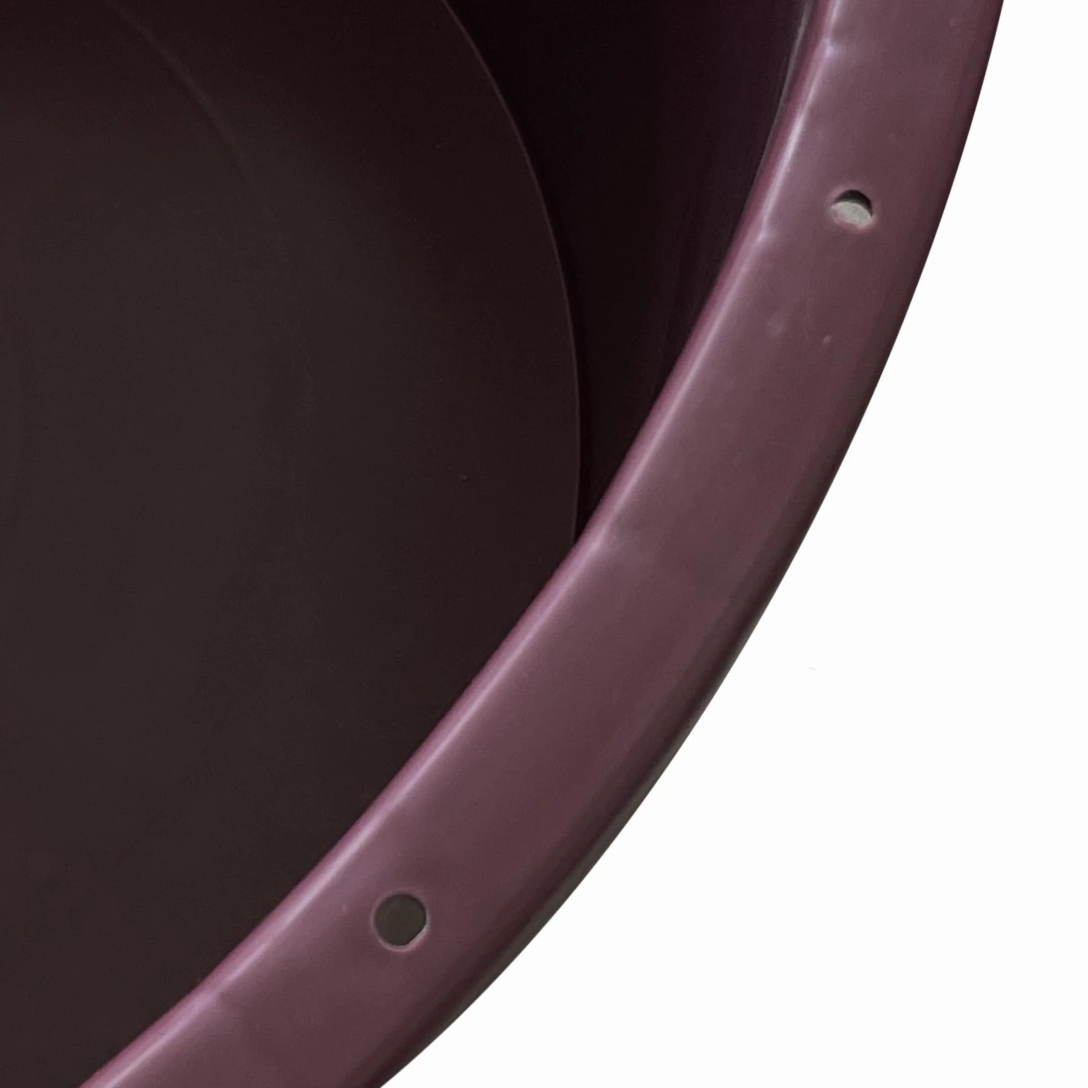 Mobil Plastic | Mastello alimentare 1000 litri in plastica resistente | Per vendemmia, alimenti e liquidi | Color vinaccia