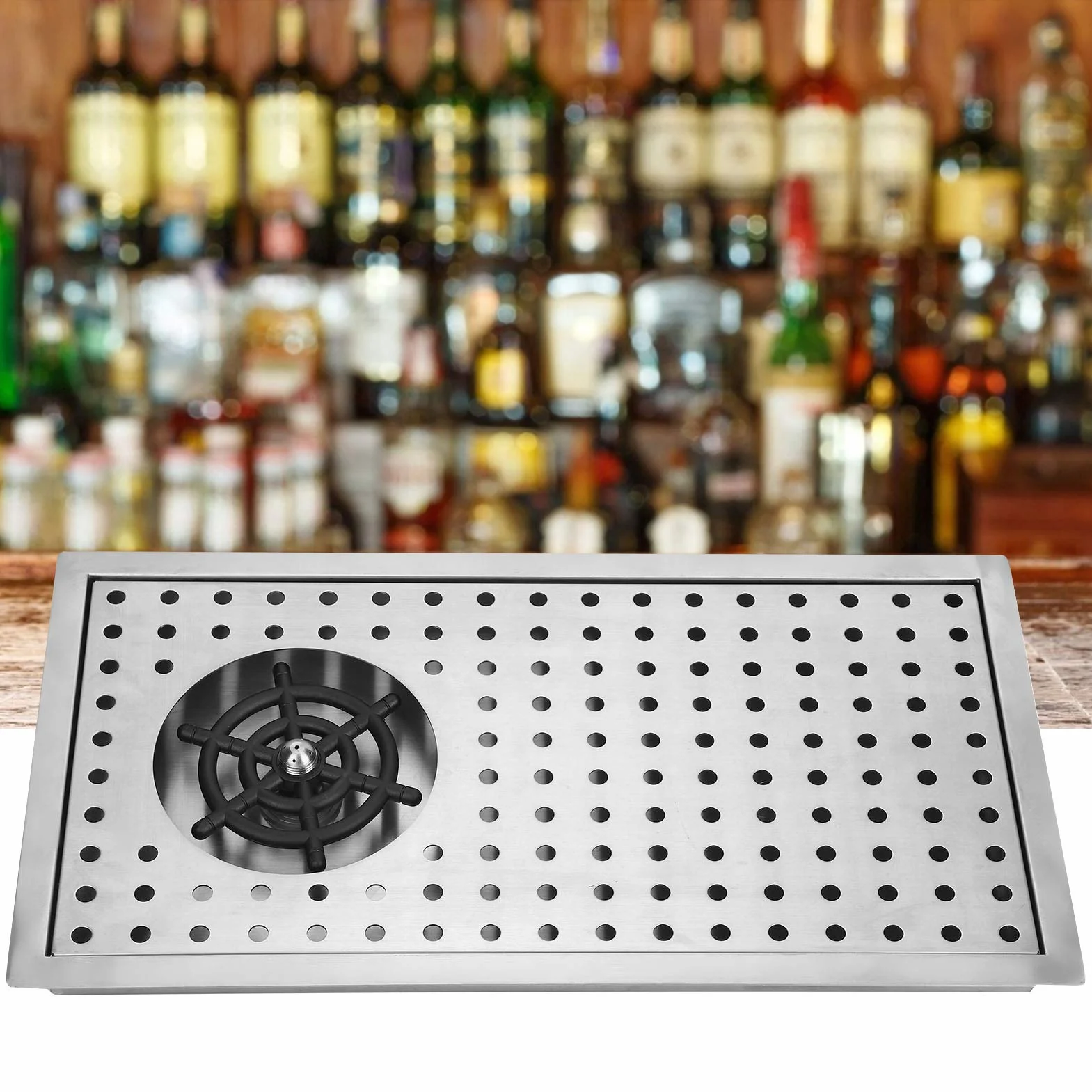 Lavatazze automatico - Acciaio inossidabile G1 / 2 - Sciacquatrice per bicchieri - Pratica lava tazze in vetro - per hotel/bar/caffetteria (M)(Medium Cup Washer【With net】)