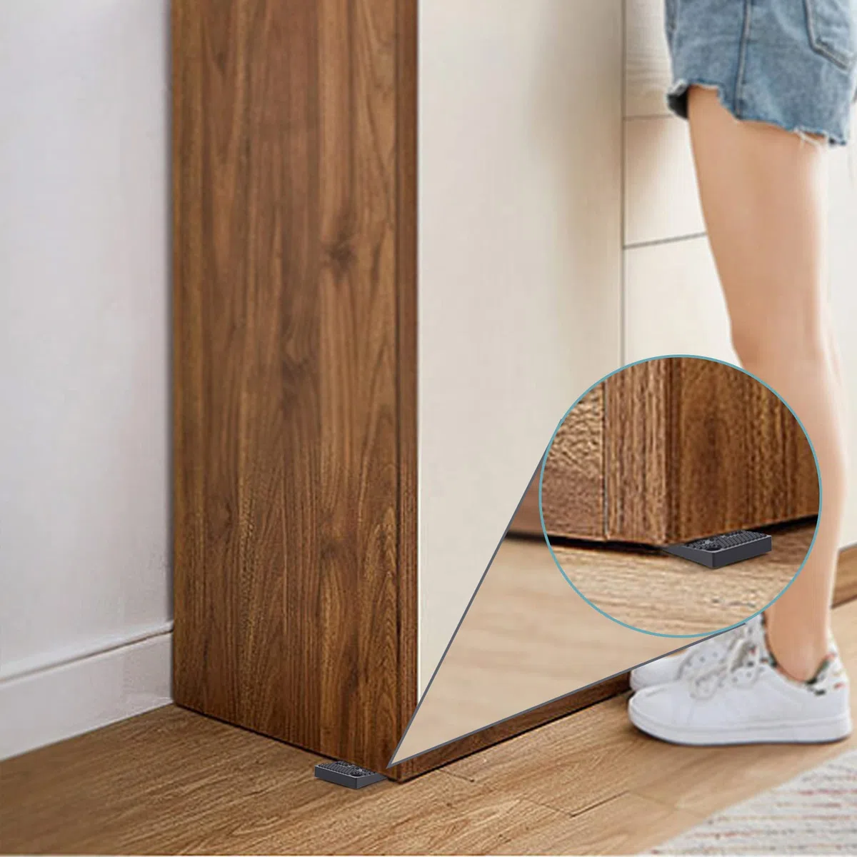 Cunei per mobili, 24 pezzi, cunei in plastica per livellamento di mobili, cunei da tavolo e sedia, cunei in gomma, cunei per mobili, livellatore per armadi, livellamento fai da te