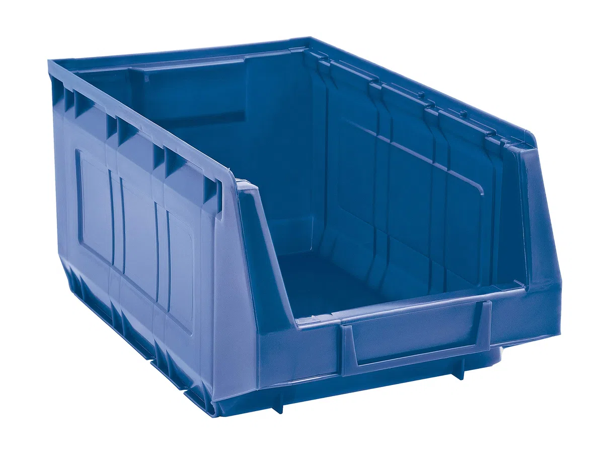 Contenitore sovrapponibile in PEHD Mobil Plastic Modello "2004" - Blu