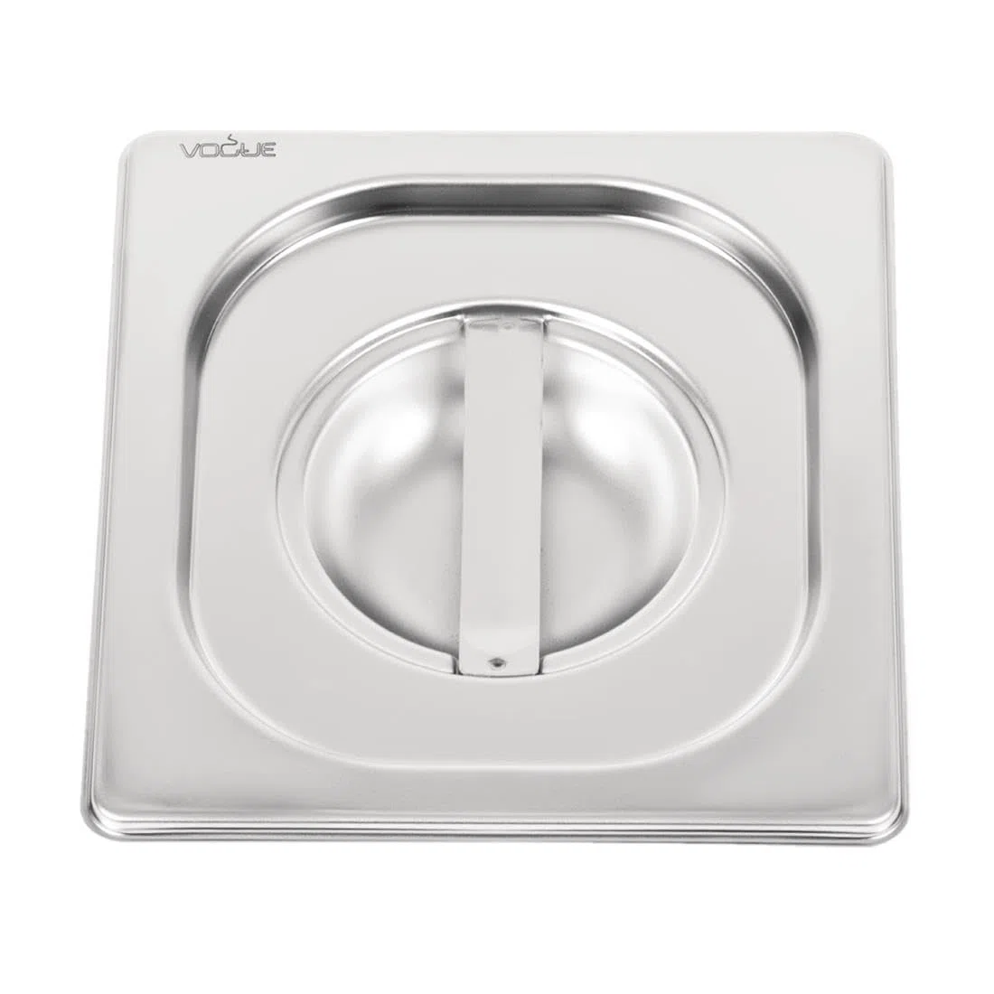 Vogue DW459 304 - Coperchio in acciaio INOX resistente, 1/6, 162 x 176 mm, colore: Argento