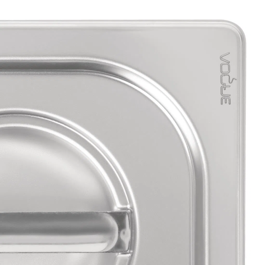 Vogue DW459 304 - Coperchio in acciaio INOX resistente, 1/6, 162 x 176 mm, colore: Argento