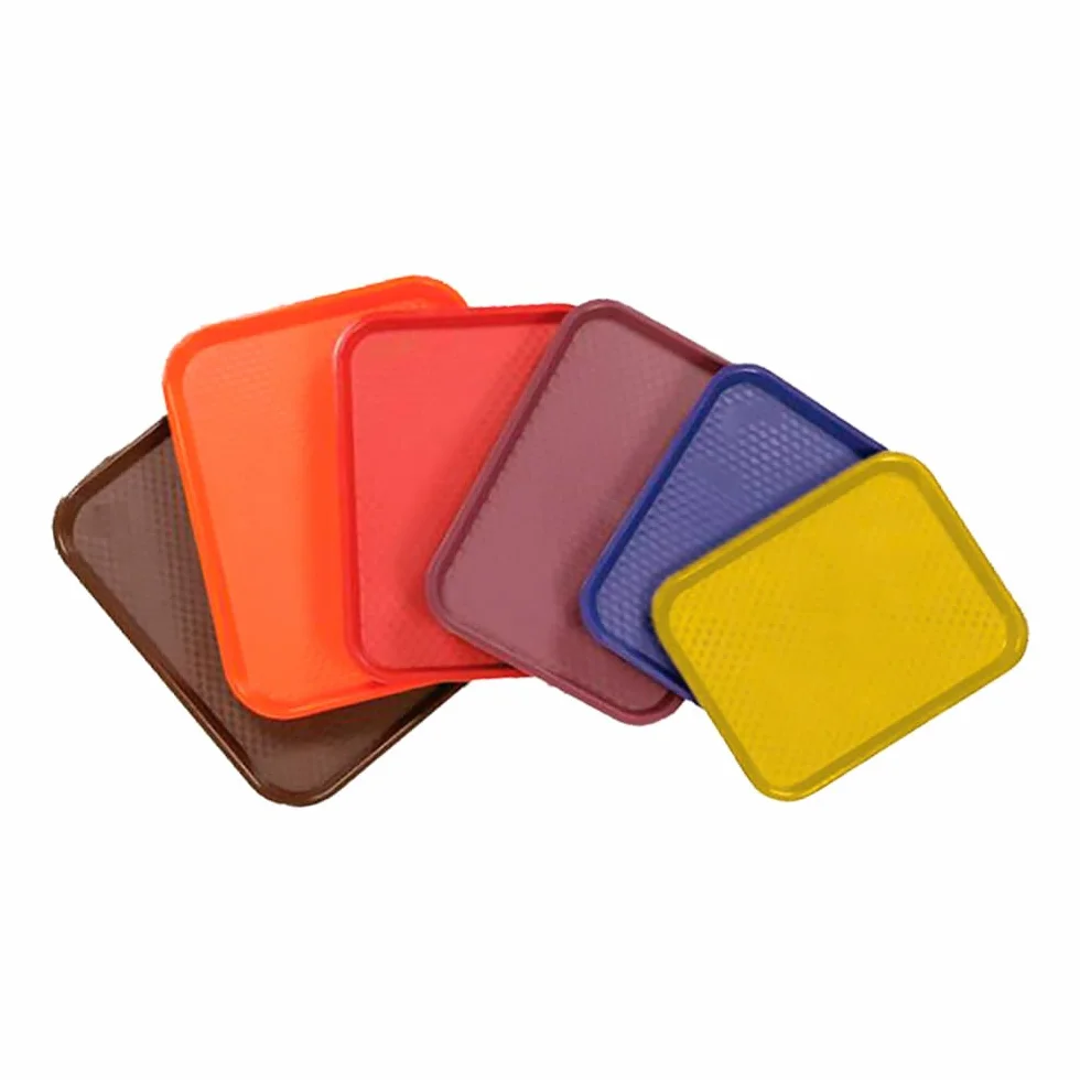 Vassoio Fast Food 27,5X35,5 Cm Rosso Pp - 24 Unità