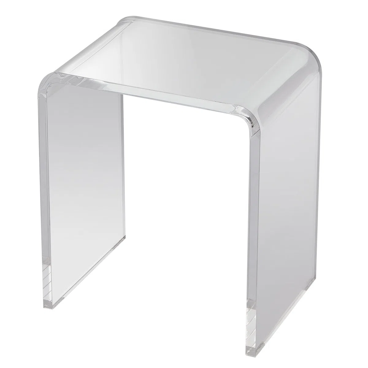 VEVOR Tavolino da Salotto 415x305x460 mm Tavolino da Soggiorno in Acrilico Capacità Carico max. 25 kg per Ufficio a Portata di Mano Soggiorno Camera da Letto Balcone Tavolino Caffè Trasparente Basso