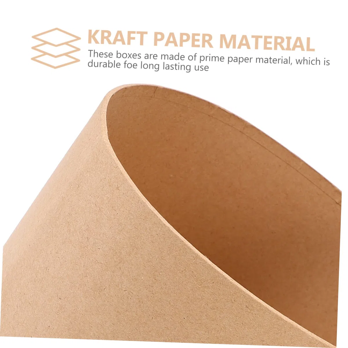 FOMIYES Scatola Rotonda Contenitore Multiuso per Dolci e Biscotti in Carta Kraft per Conservare Pasticcini Superficie Liscia per Torte e Cupcake