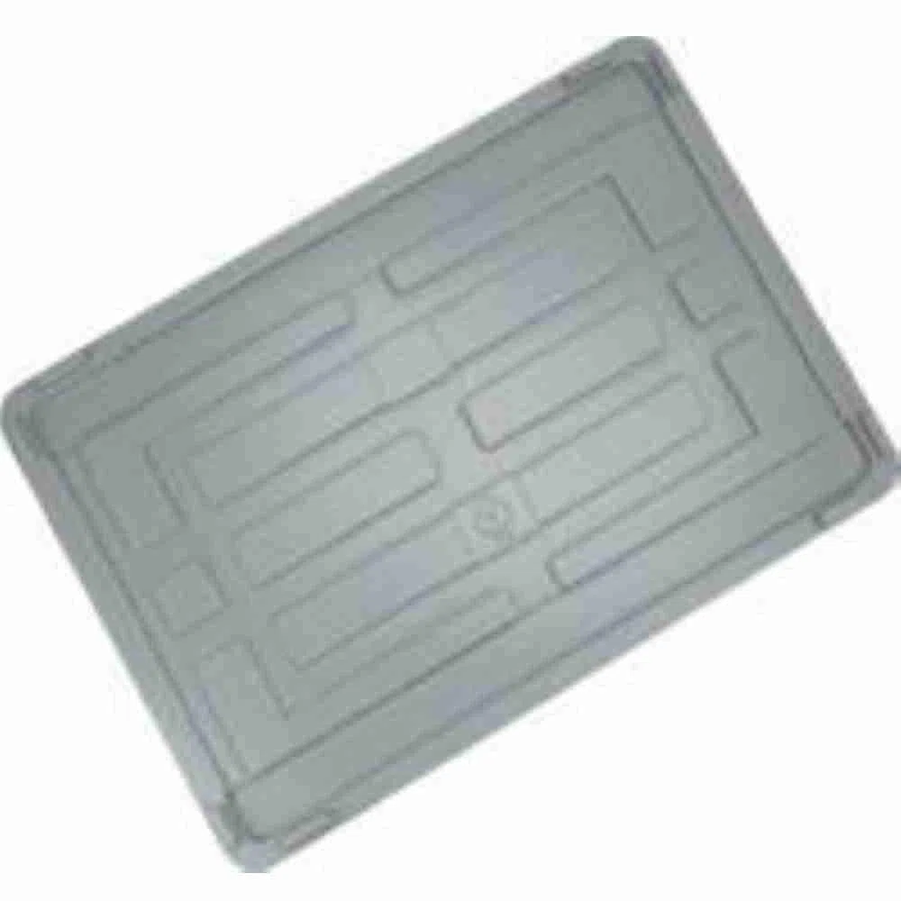 Coperchio di chiusura leggero in PHED mm.1000x640 per Cassone bins in plastica sovrapponibile litri l.215 l.220 l.300 per l'industria leggera - Mod. COP2030F
