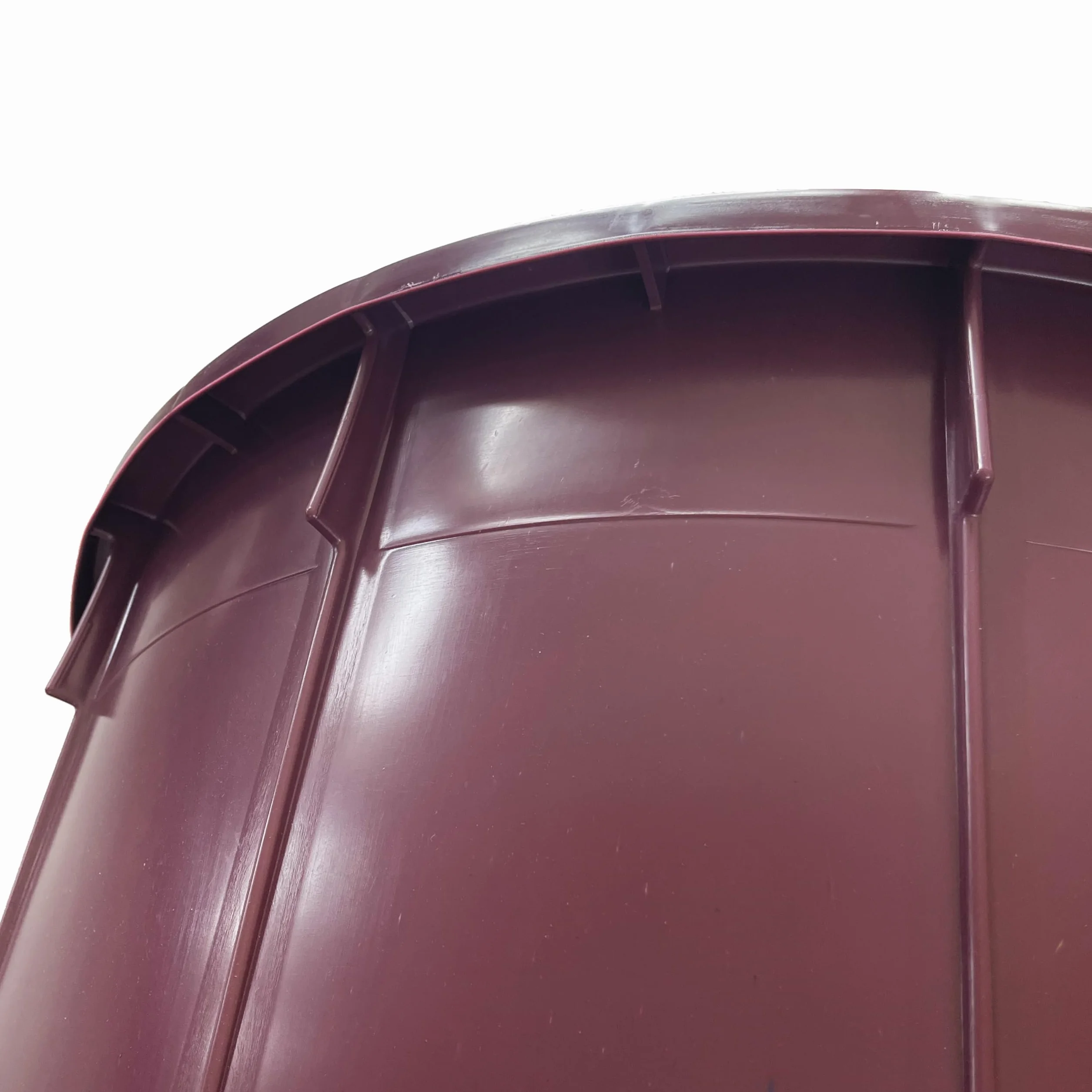 Mobil Plastic | Mastello alimentare 1000 litri in plastica resistente | Per vendemmia, alimenti e liquidi | Color vinaccia