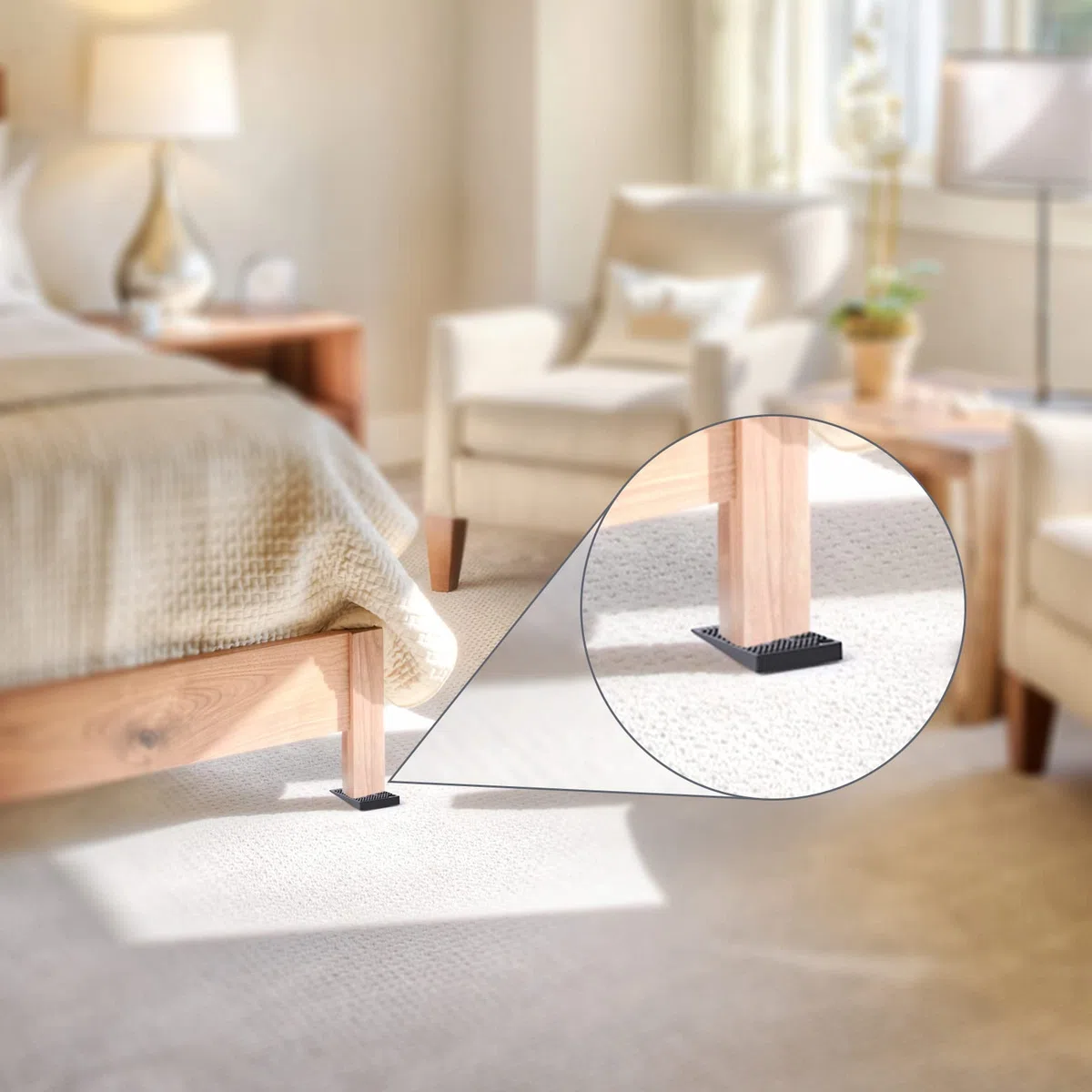 Cunei per mobili, 24 pezzi, cunei in plastica per livellamento di mobili, cunei da tavolo e sedia, cunei in gomma, cunei per mobili, livellatore per armadi, livellamento fai da te