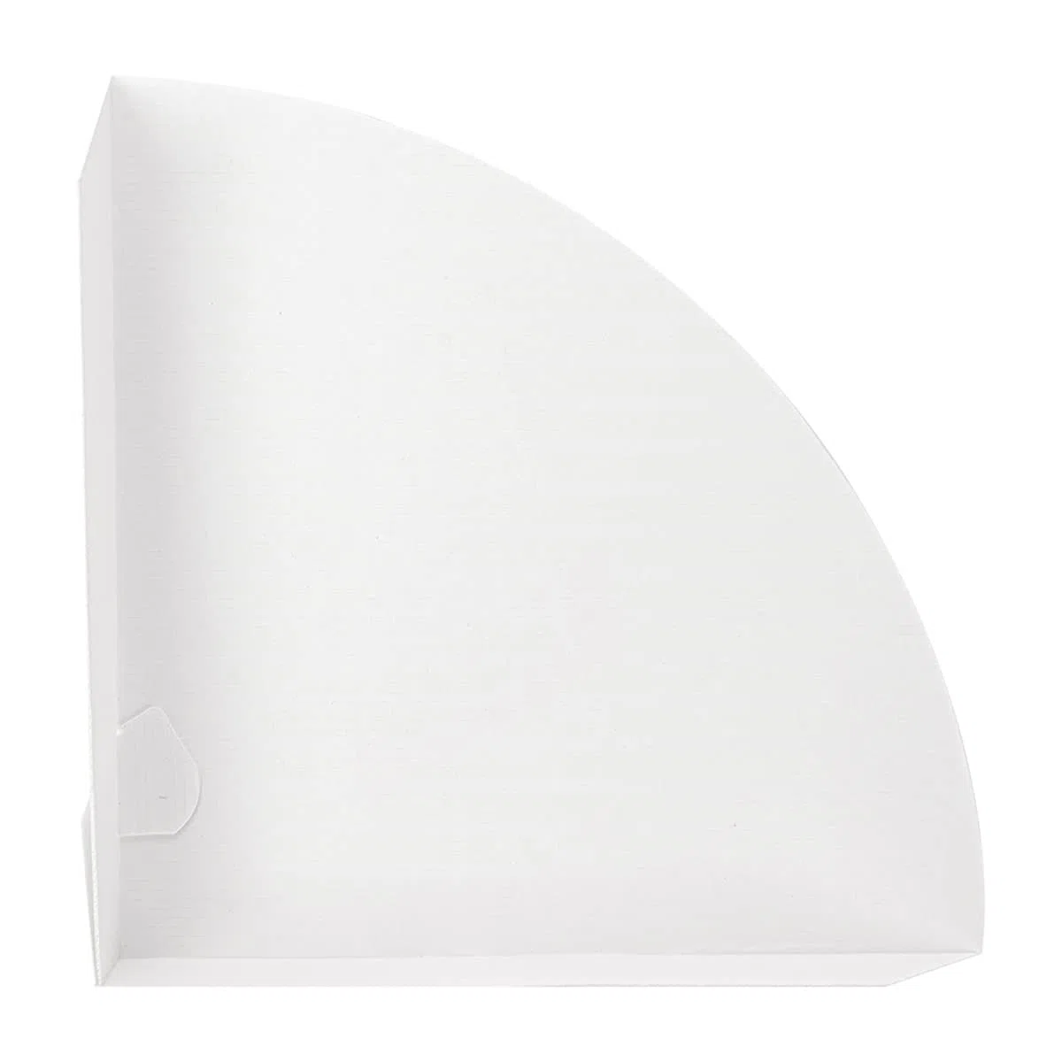 100 pezzi - Pale Crêpes 'Thepack' 230 G/M2 17 x 17 x 2,5 cm bianco cartone ondulato Nano-Micro