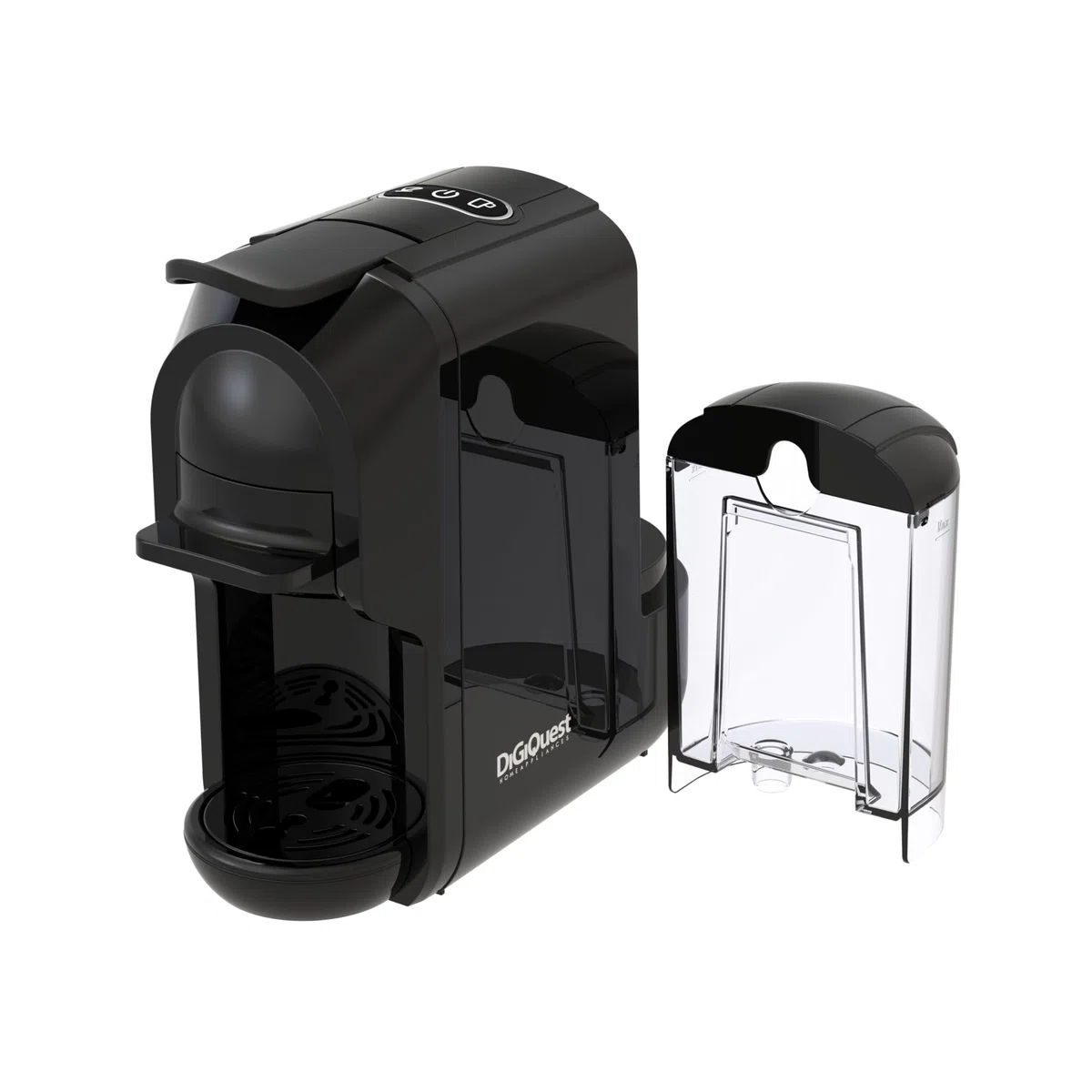 DIGIQUEST Macchina da caffè Multicompatibile COFFY | Modulo per capsule Lavazza Blue® Incluso | Caffè corto e lungo | Potenza 1450 W| 0,6 Litri | 19 Bar | Adatta ai gusti di tutti
