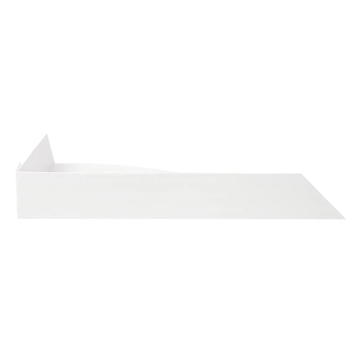 100 pezzi - Pale Crêpes 'Thepack' 230 G/M2 17 x 17 x 2,5 cm bianco cartone ondulato Nano-Micro