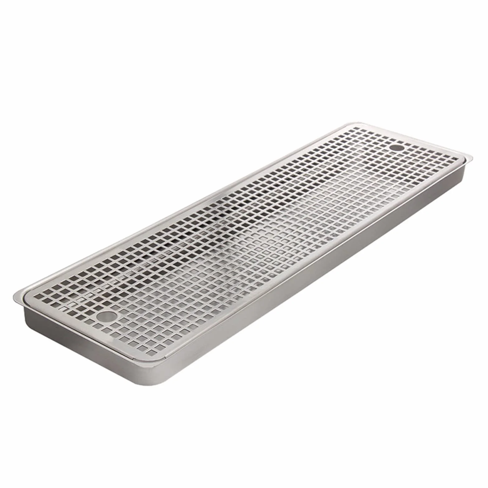 Vassoio Antigoccia per Birra in Acciaio Inossidabile,Vassoio Raccogligocce in Acciaio Inox per Bar,Pub,Bancone E Spillatore,Staccabile,60cm