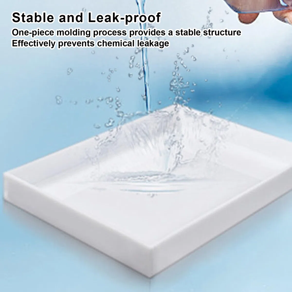 Vassoio Raccogligocce in Plastica PP, Vaschetta di Scarico Dell'acqua CA, Vassoio Raccogligocce Dell'olio a Prova di Perdite, Vassoi per Piante in Vaso, per Casa, Cucina(70x35x5cm/28x14x2in)