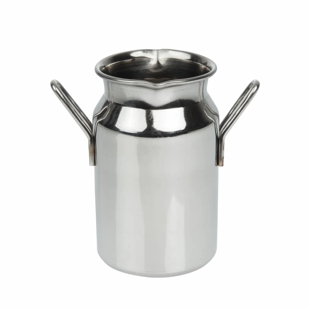 Nisbets CL209 mini bidone del latte in acciaio INOX, medium, 120 ml, 4.25 ml, diametro 45 x 80 mm H