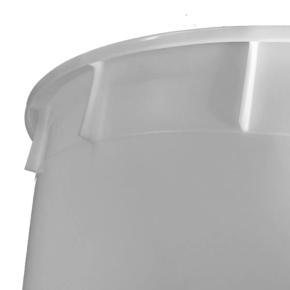 Mastello per enologia in plastica (HDPE), Mis. Ø 110 x 35 cm, capacità 275 Lt, colore neutro (275 Lt - Neutro)