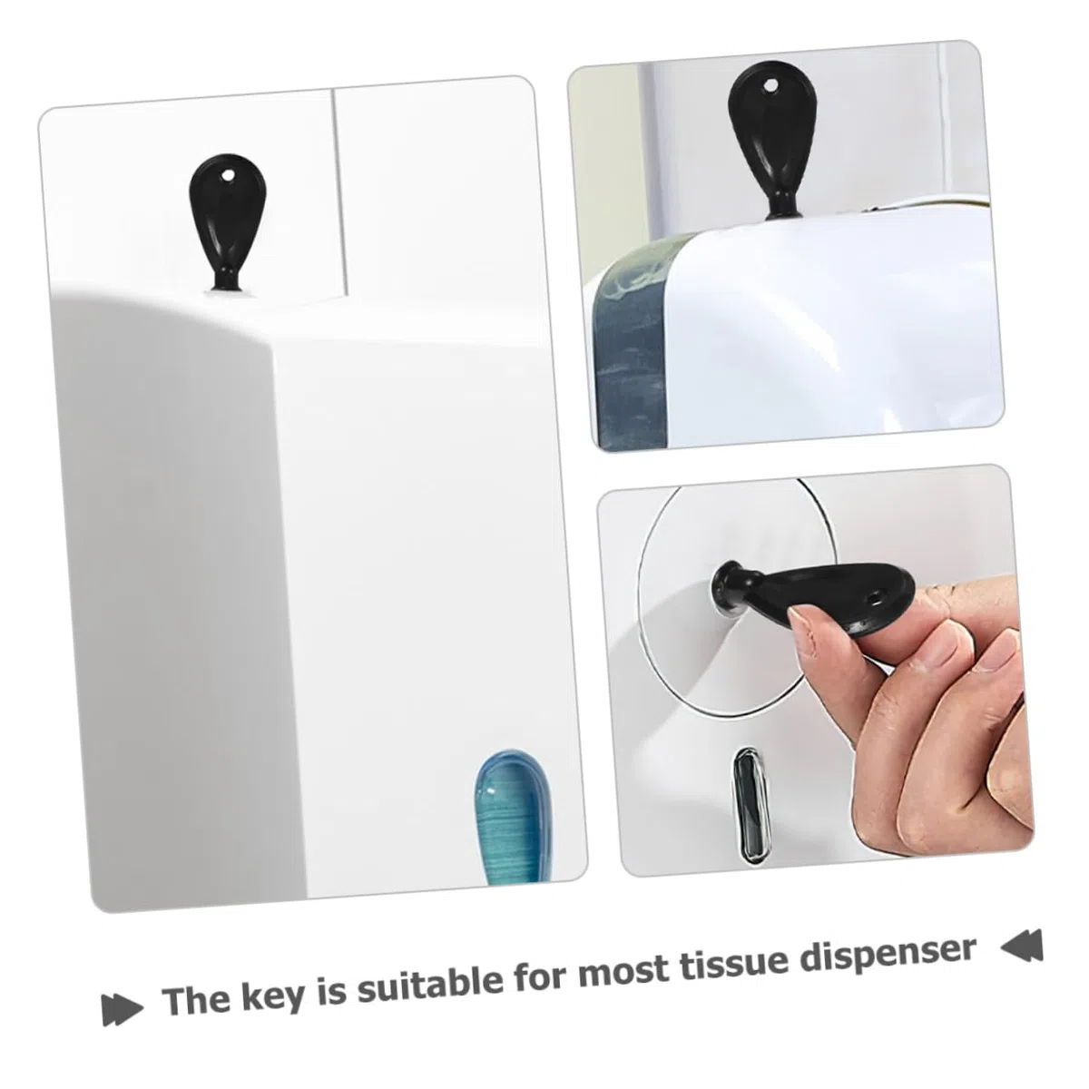 2pezzi Chiave Per Dispenser Asciugamani Carta Chiave Per Dispenser Carta Igienica E Asciugamani Sostituzione Pratica Per Commerciali