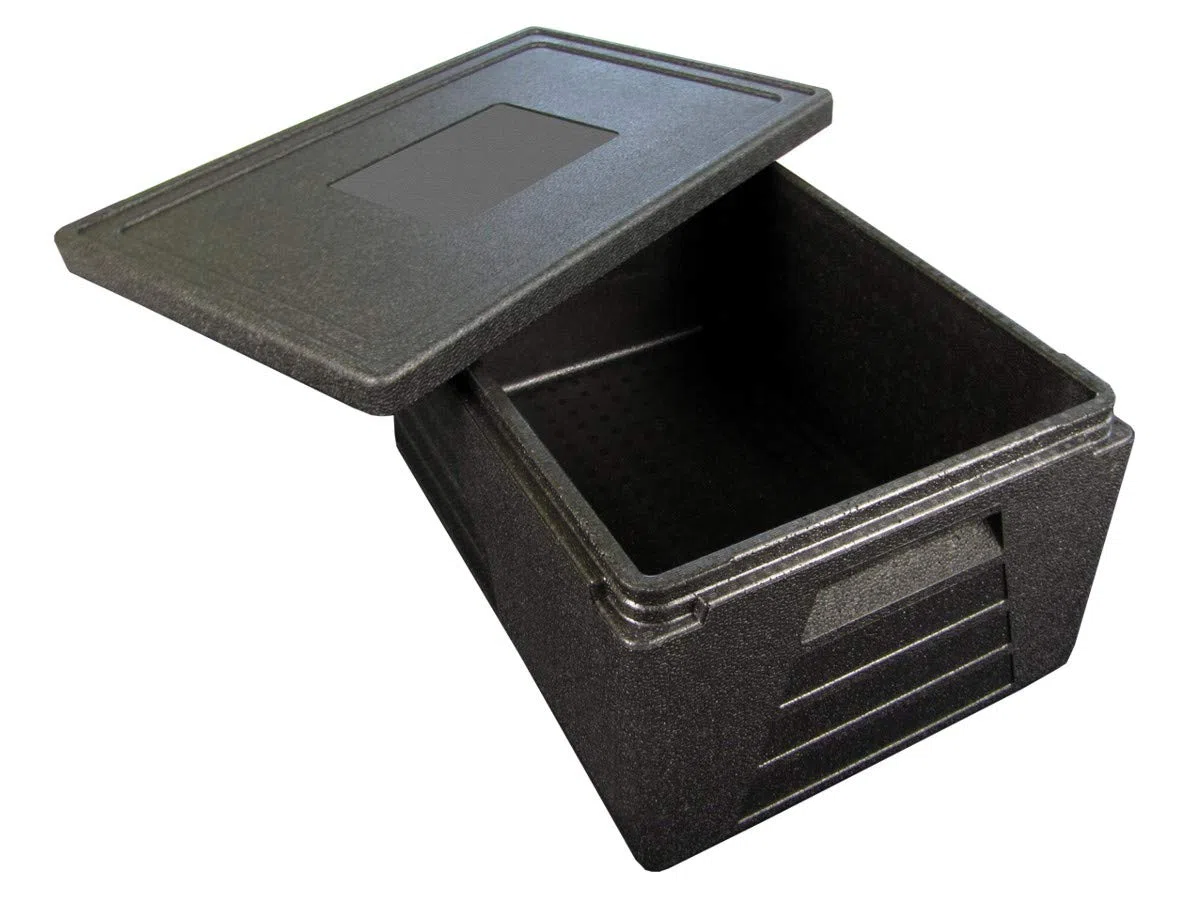 4 x Box termico professionale Contenitore termico Box refrigerante GN 1/1 con altezza effettiva di 230 mm