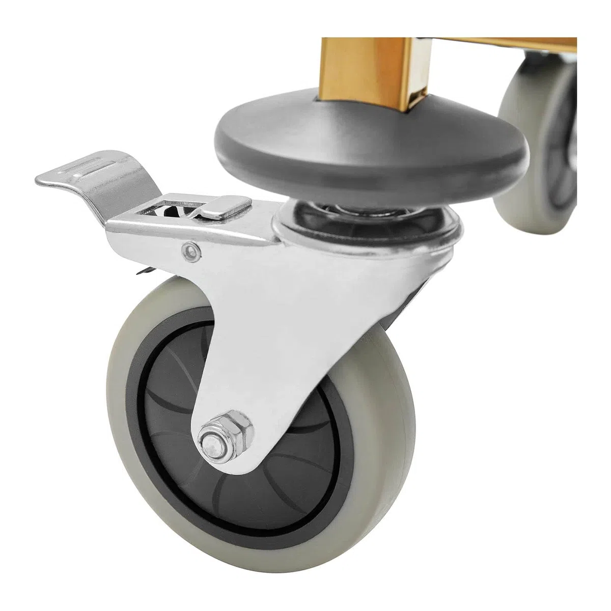 Royal Catering Carrello di Servizio RCSW 3.1G (3 ripiani, fino a 300 kg, ripiani: 89,5 x 49,5 cm)